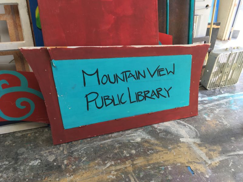 Seussical - Library desk front