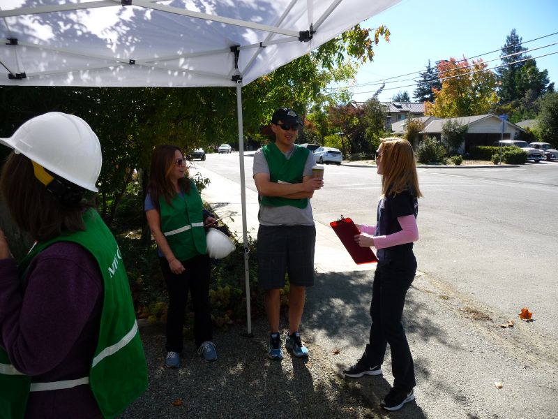 Search team debrief.