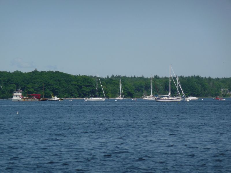 Outer mooring field.