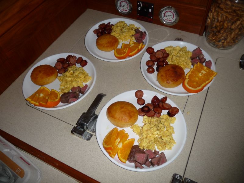 Wednesday breakfast.