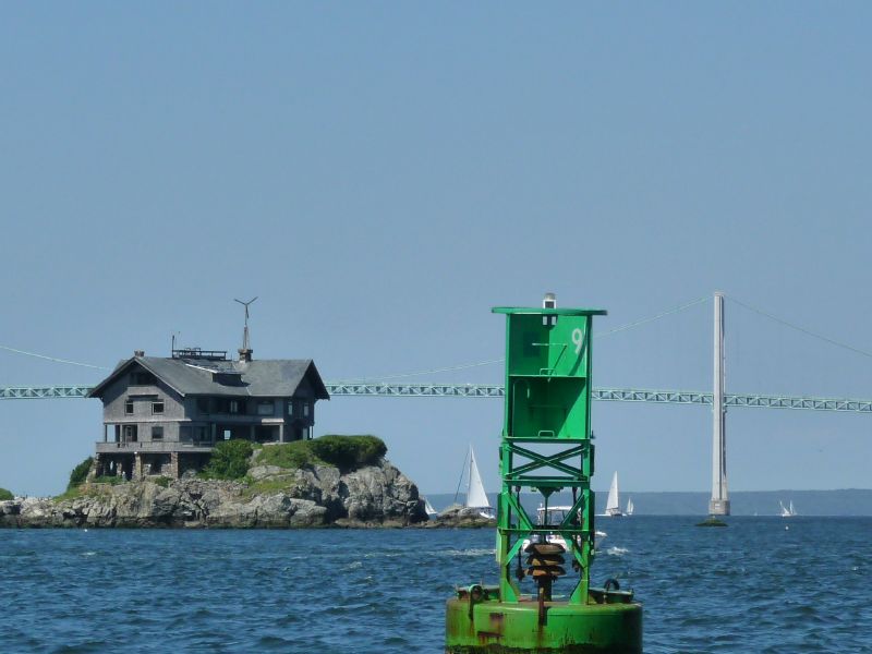 with bell and bridge