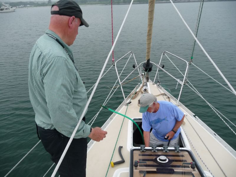 Paul tries control, windlass ...