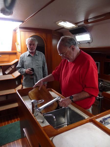 Monday morning dishes.