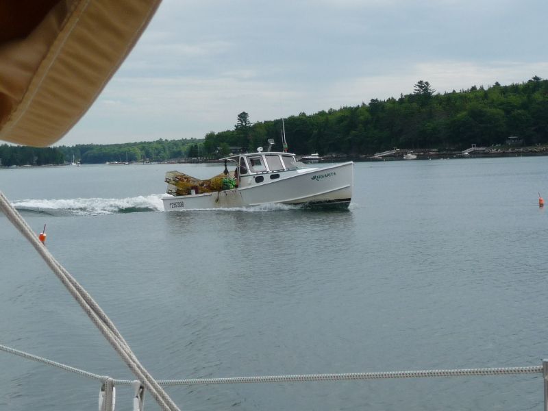 Lobster boat.