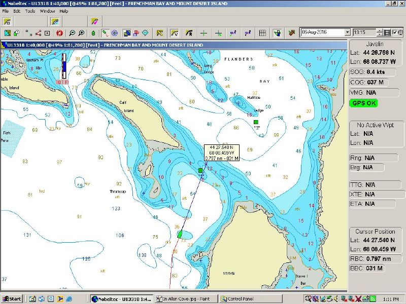 Approaching Flanders Bar