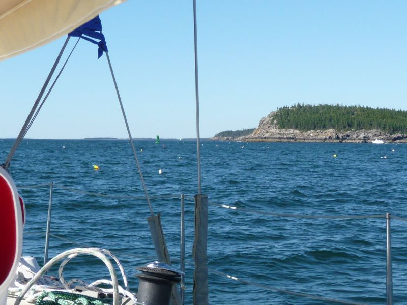 Aimed at Old Whale buoy