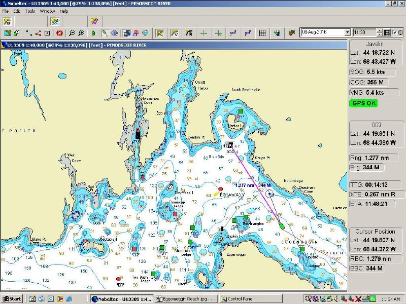 Approaching Bucks Hbr