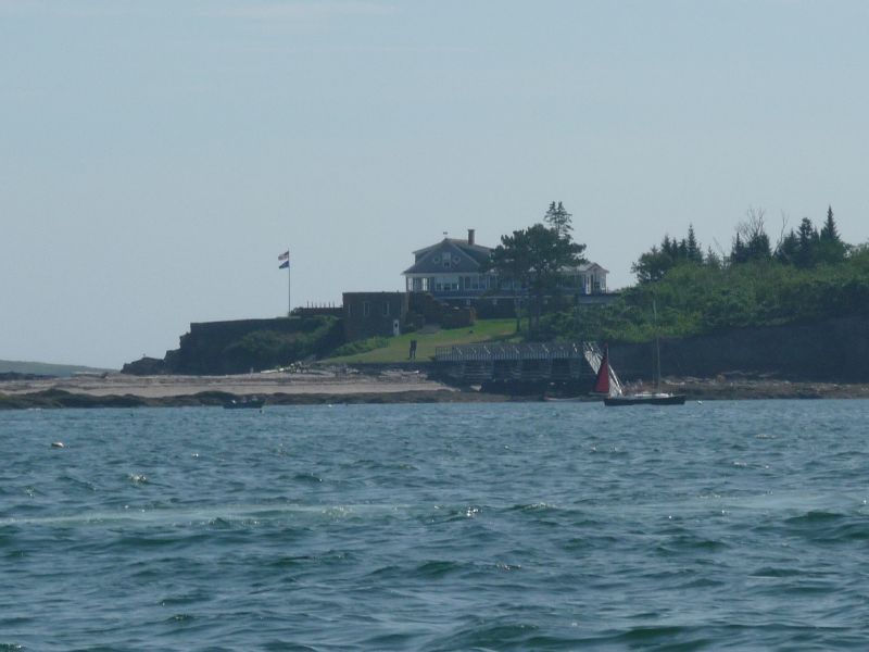 Adm. Byrd's House<BR>Eagle Island