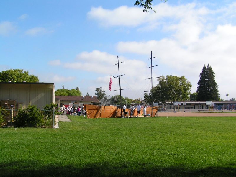 A shell of a ship ...