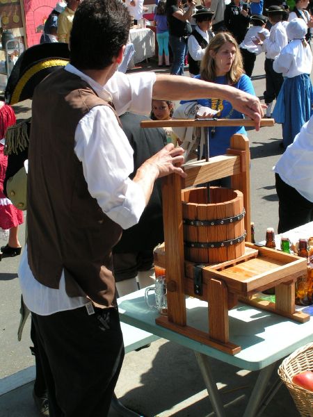 Home-made cider mill...