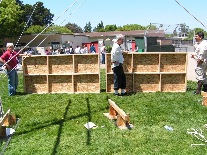 Stowing the deck