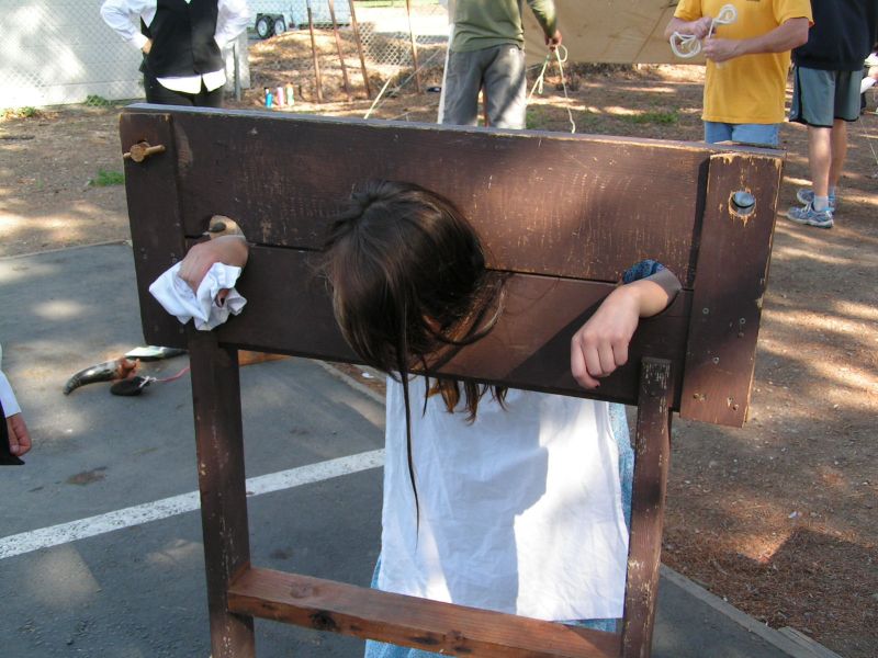 at the stocks ...