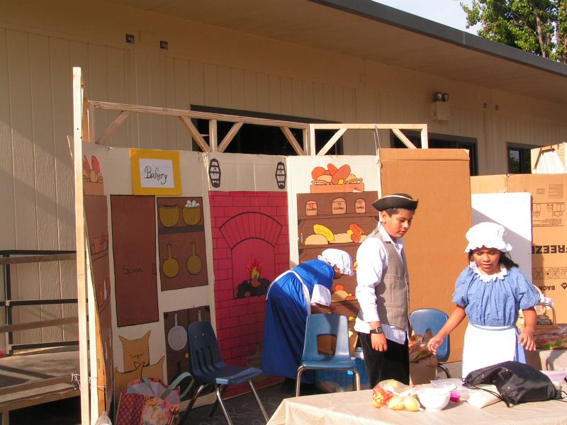 in front of the YMCA ...