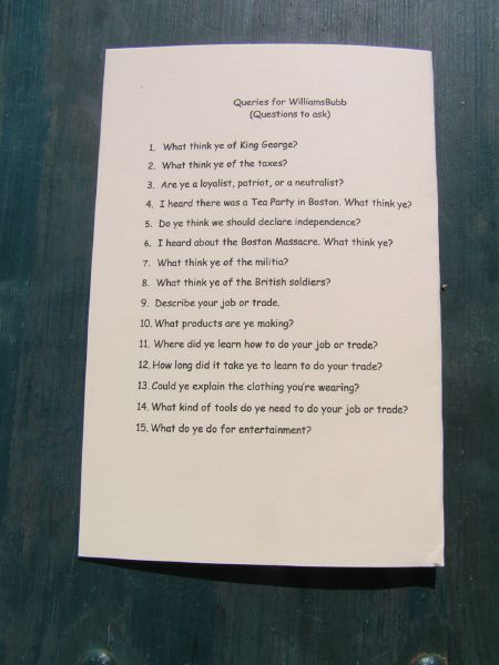 questions to ask ...