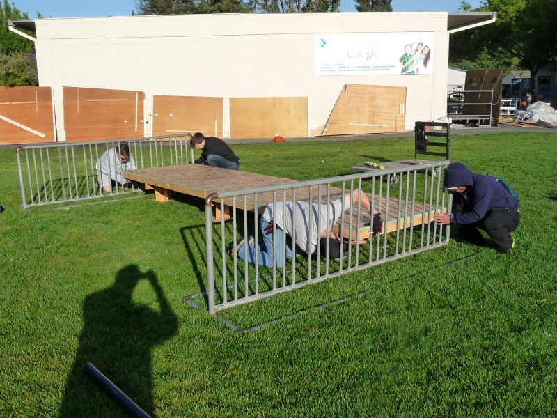 bolting together ...