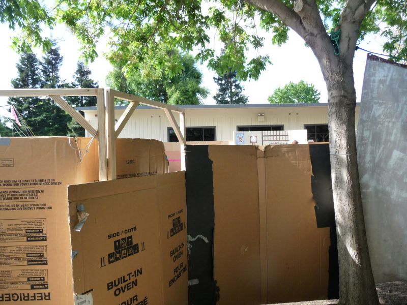 frames & cardboard ...