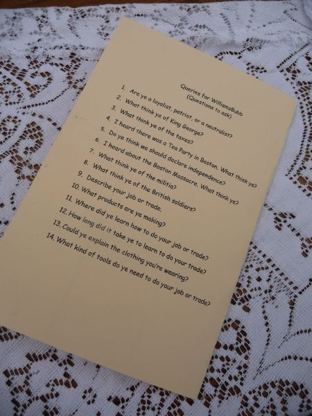 questions to ask ...