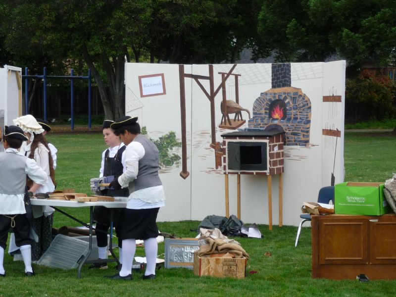 Blacksmith heating up ...