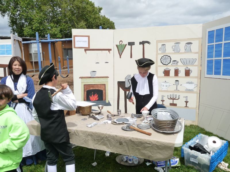 Silversmith artisans