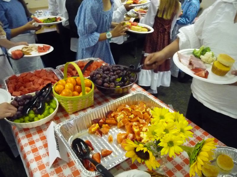 wrap it up with fruit.